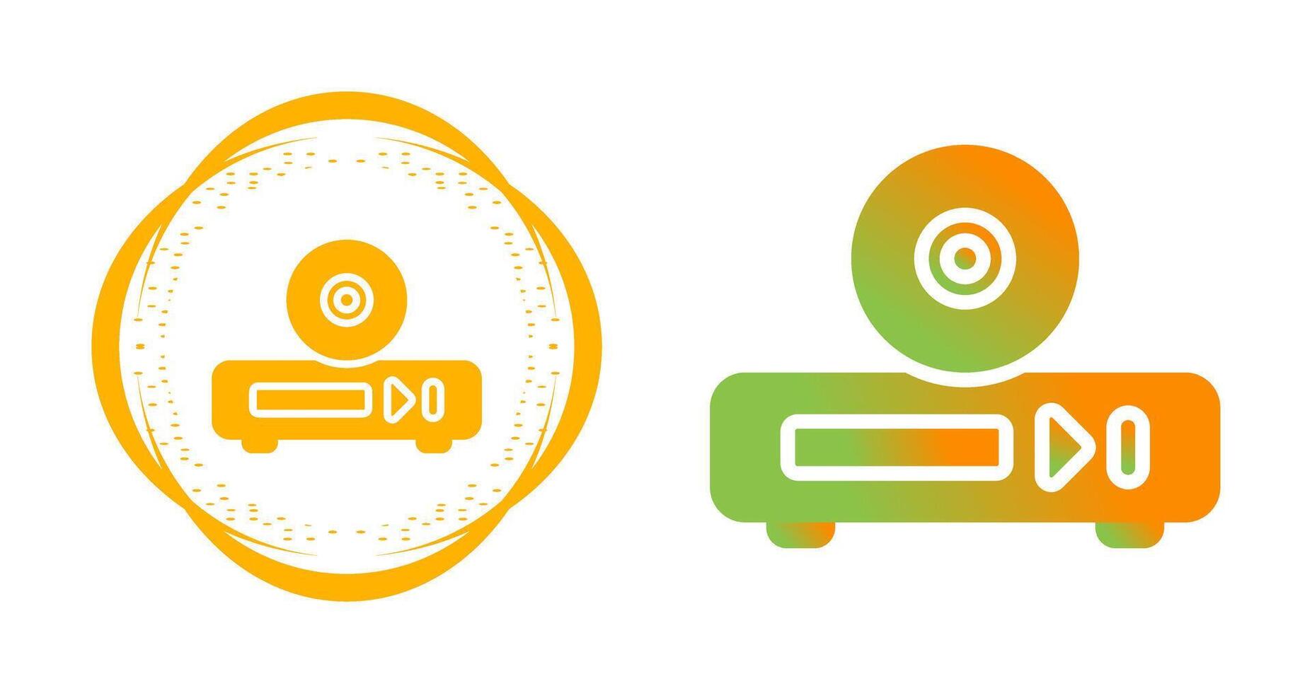 DVD Drive Vector Icon