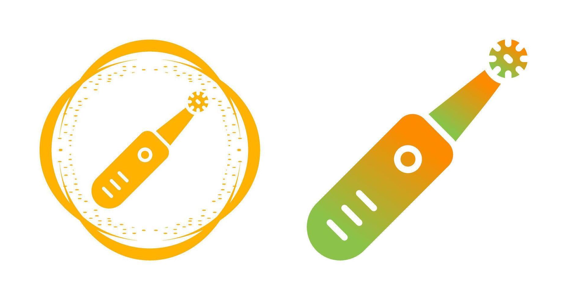 Electric Toothbrush Vector Icon