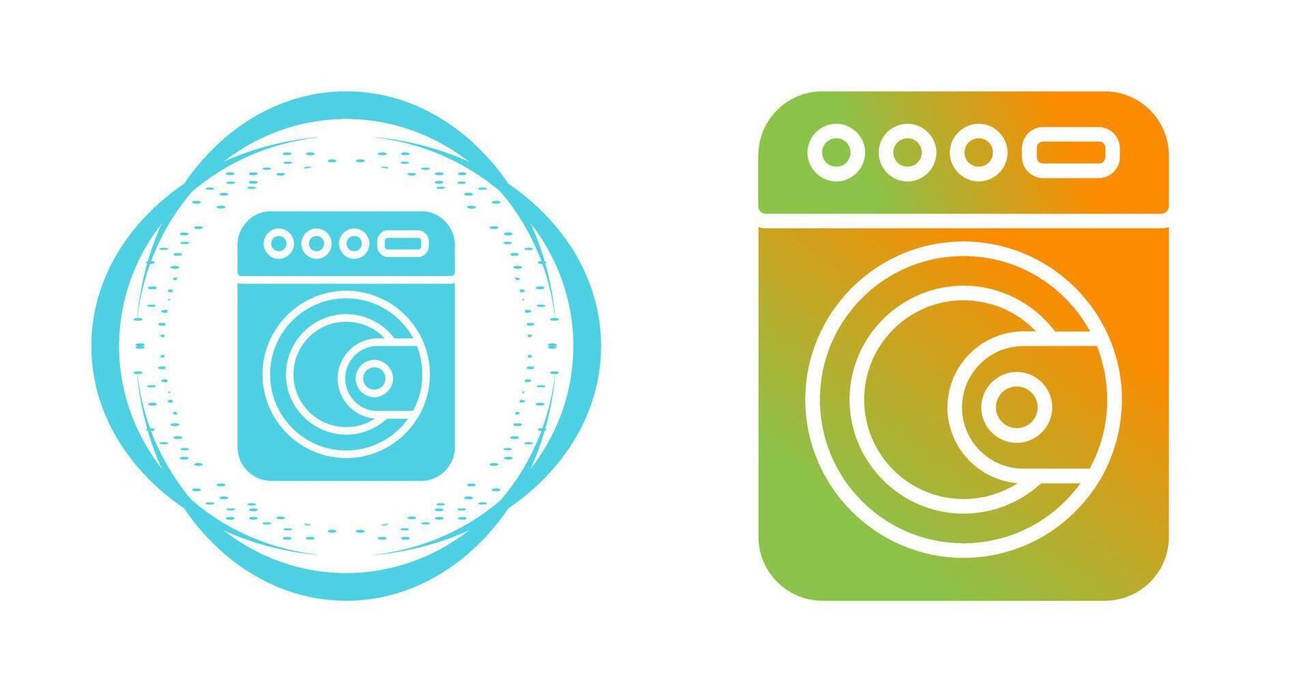 Washing Machine Vector Icon