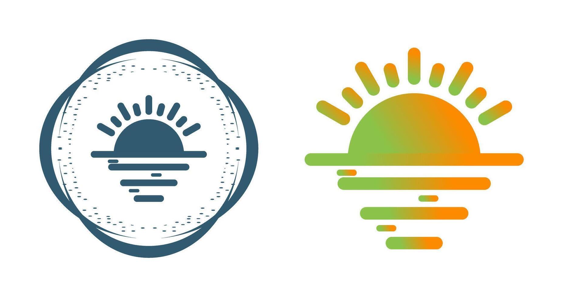 Sunset Vector Icon