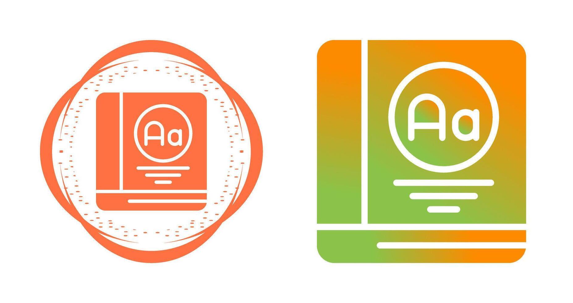 Dictionary Vector Icon