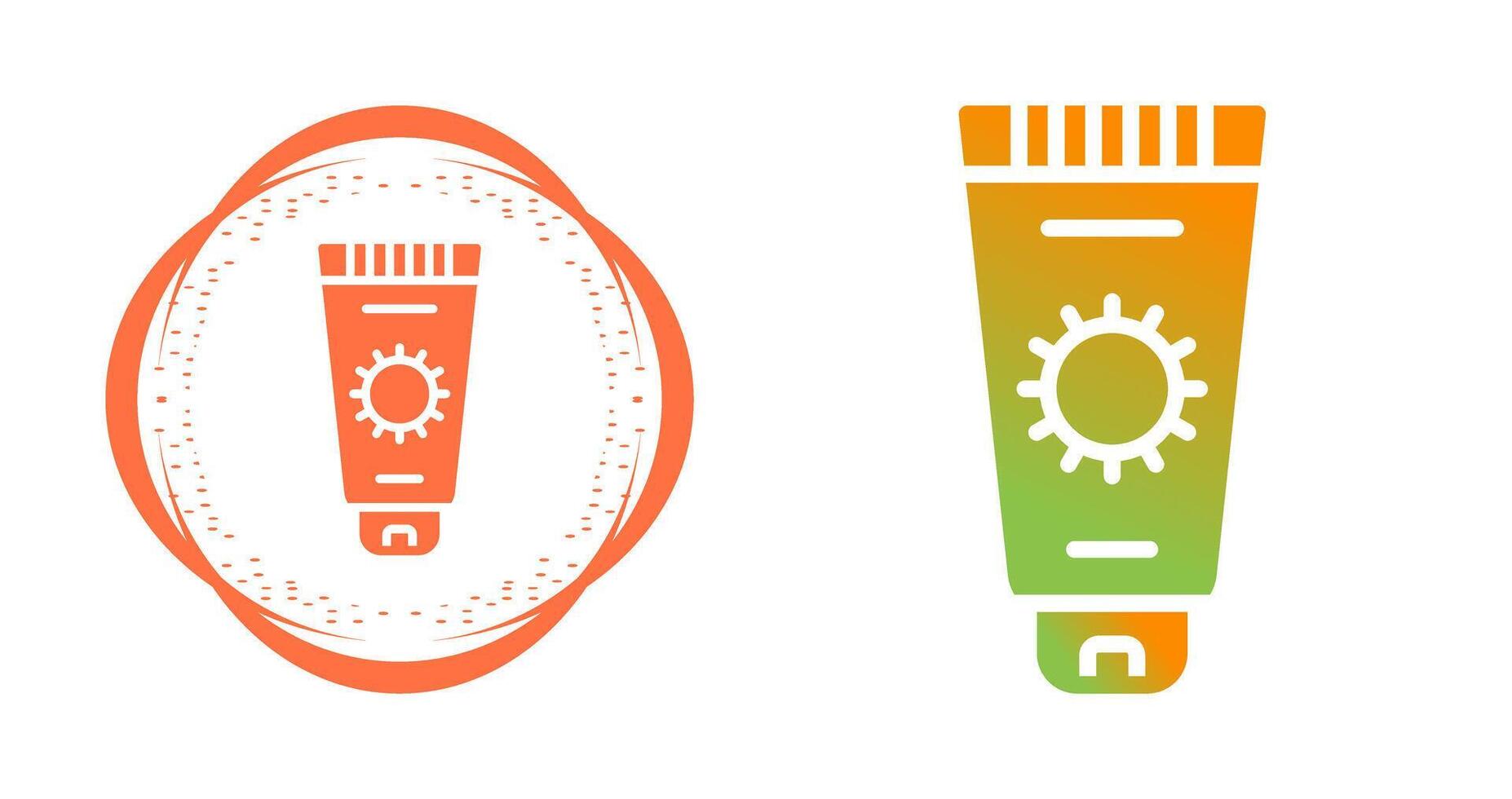 Sunscreen Vector Icon