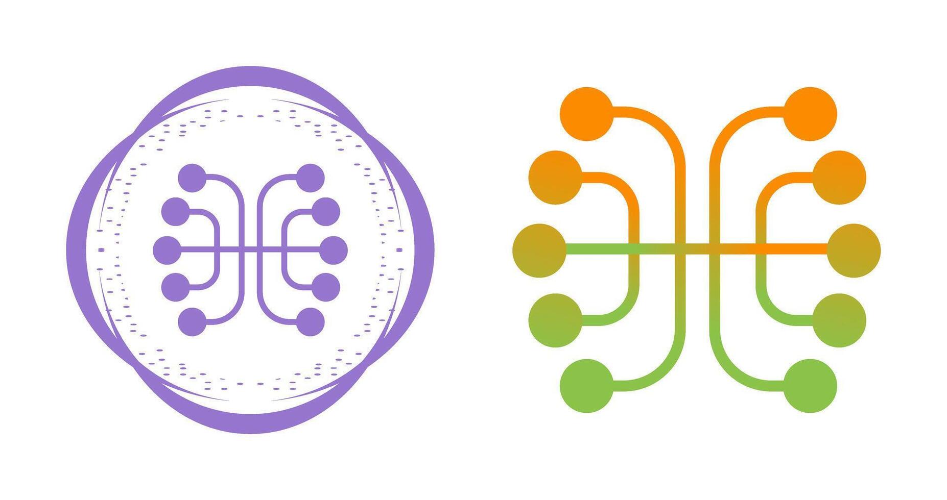 Neural Networks Vector Icon
