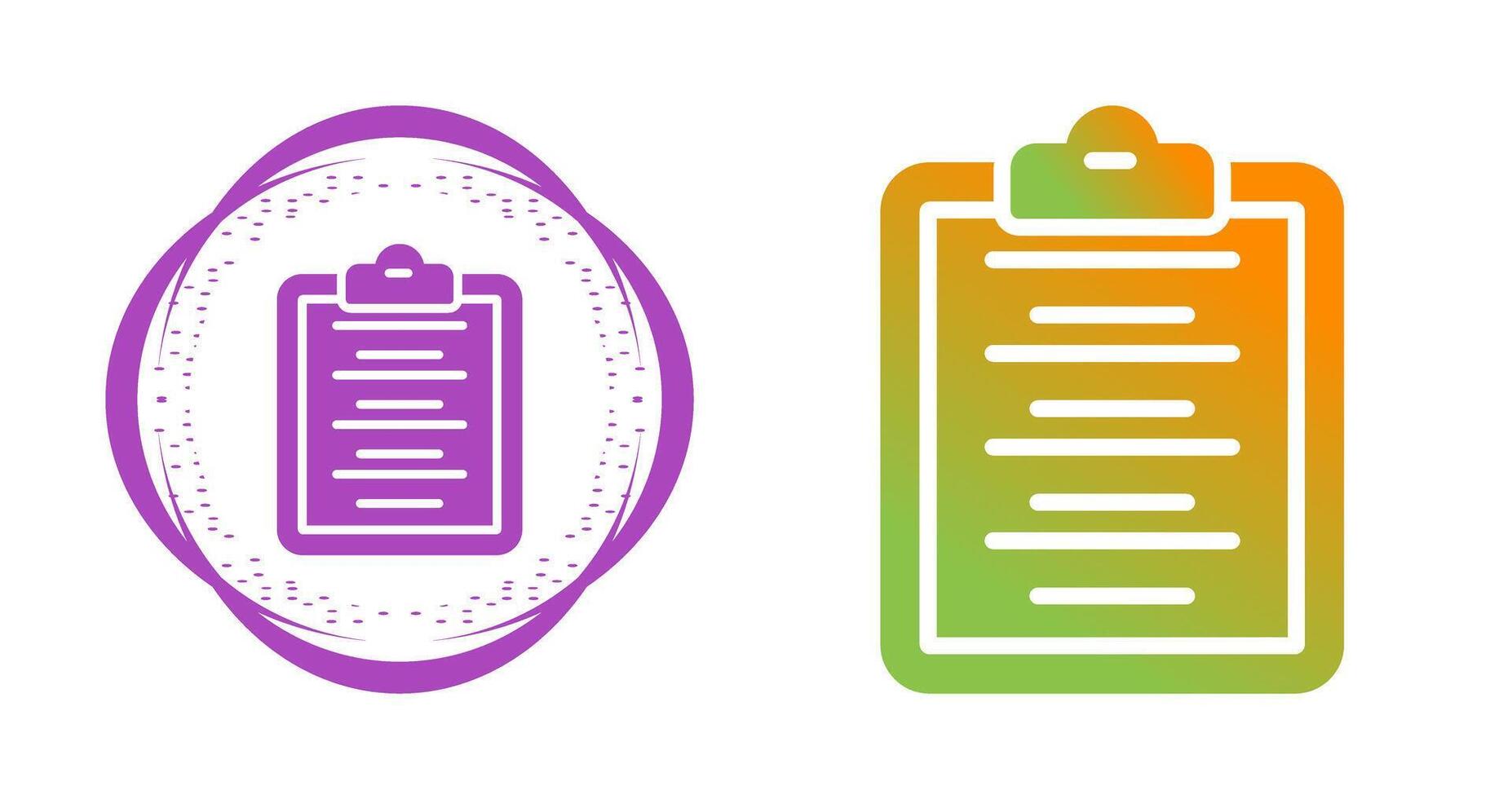 Writing Pad Vector Icon