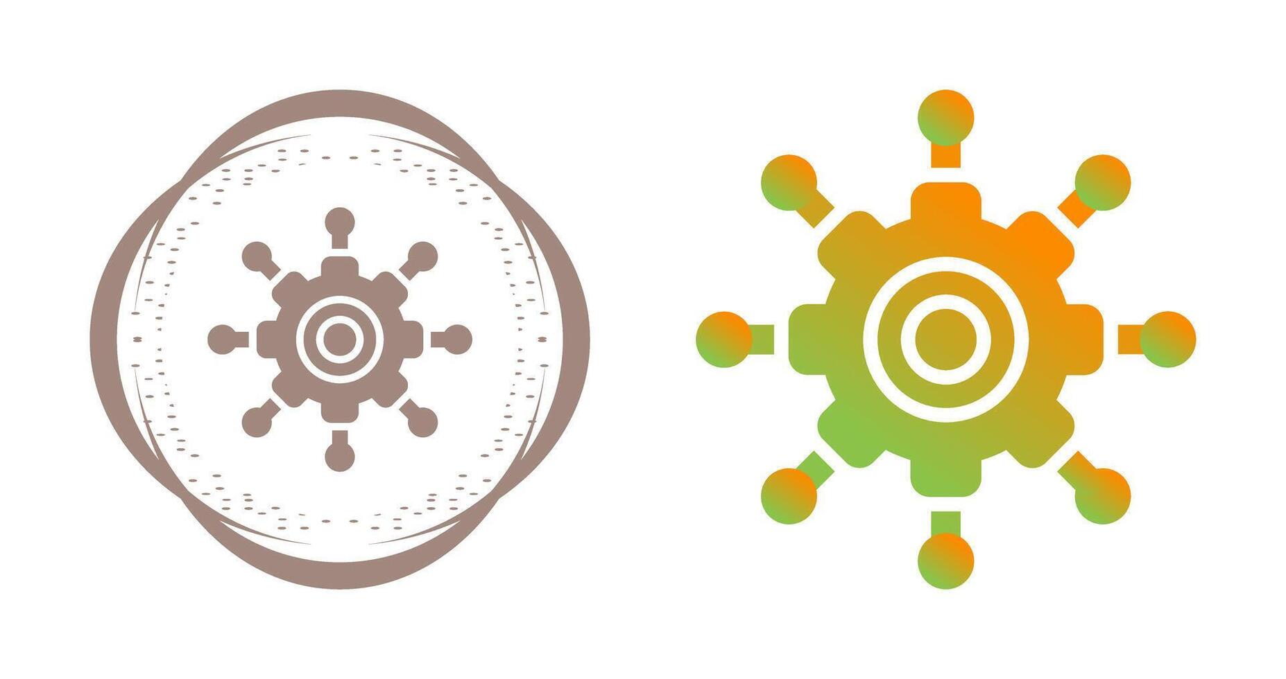 Microservices Vector Icon