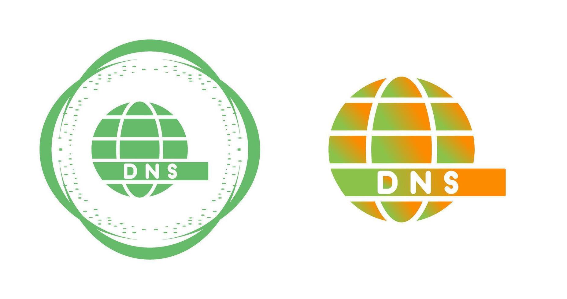 dns servidor vector icono