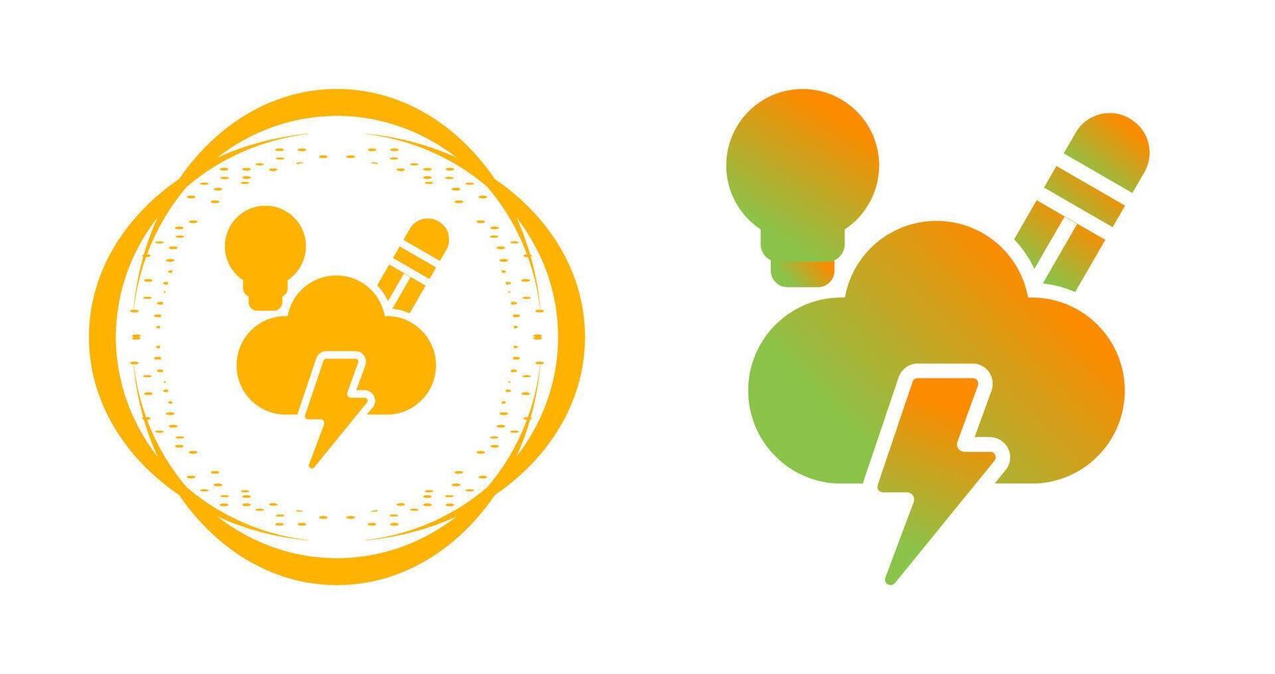 Brainstorming Vector Icon
