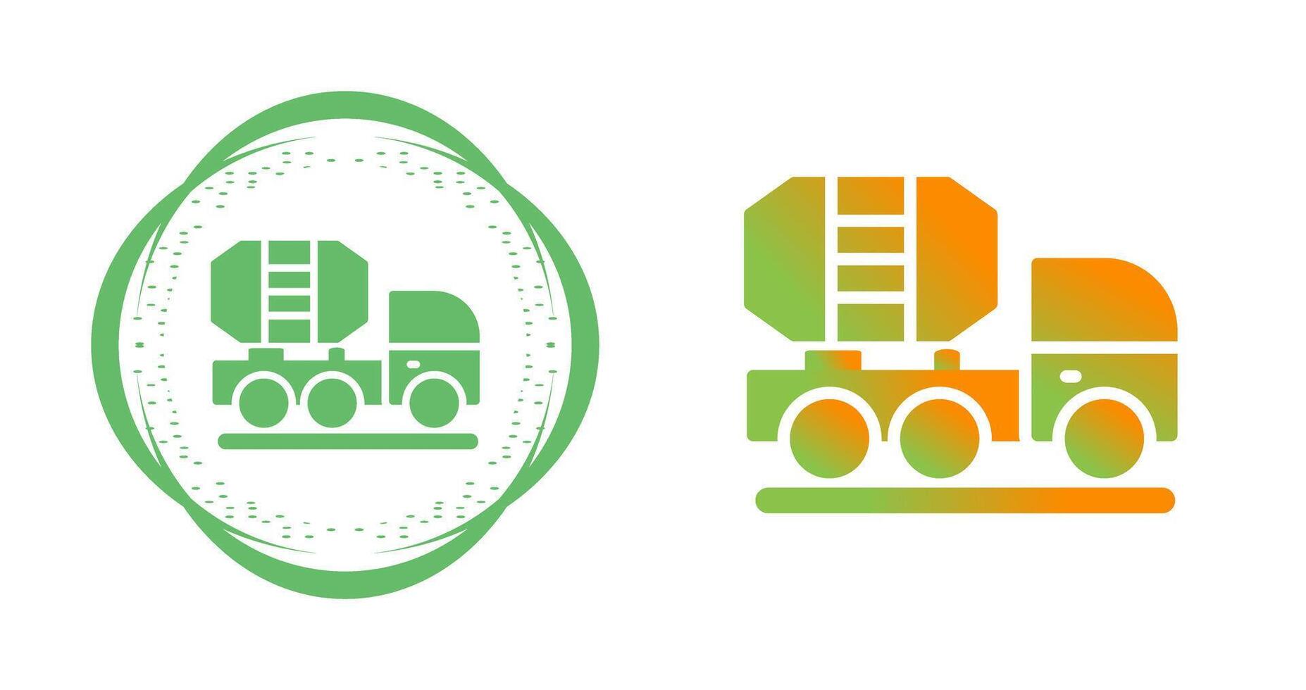 Mixer Truck Vector Icon