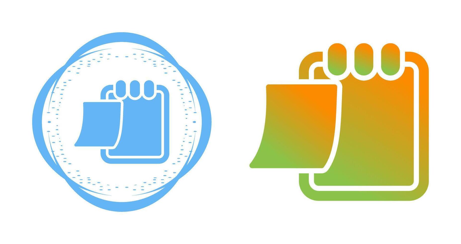 Writing pad Vector Icon