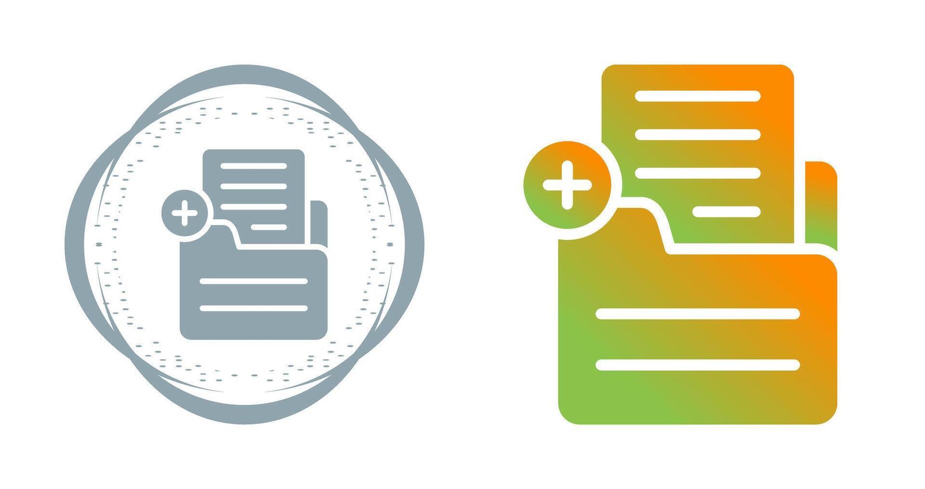 Document Add Vector Icon