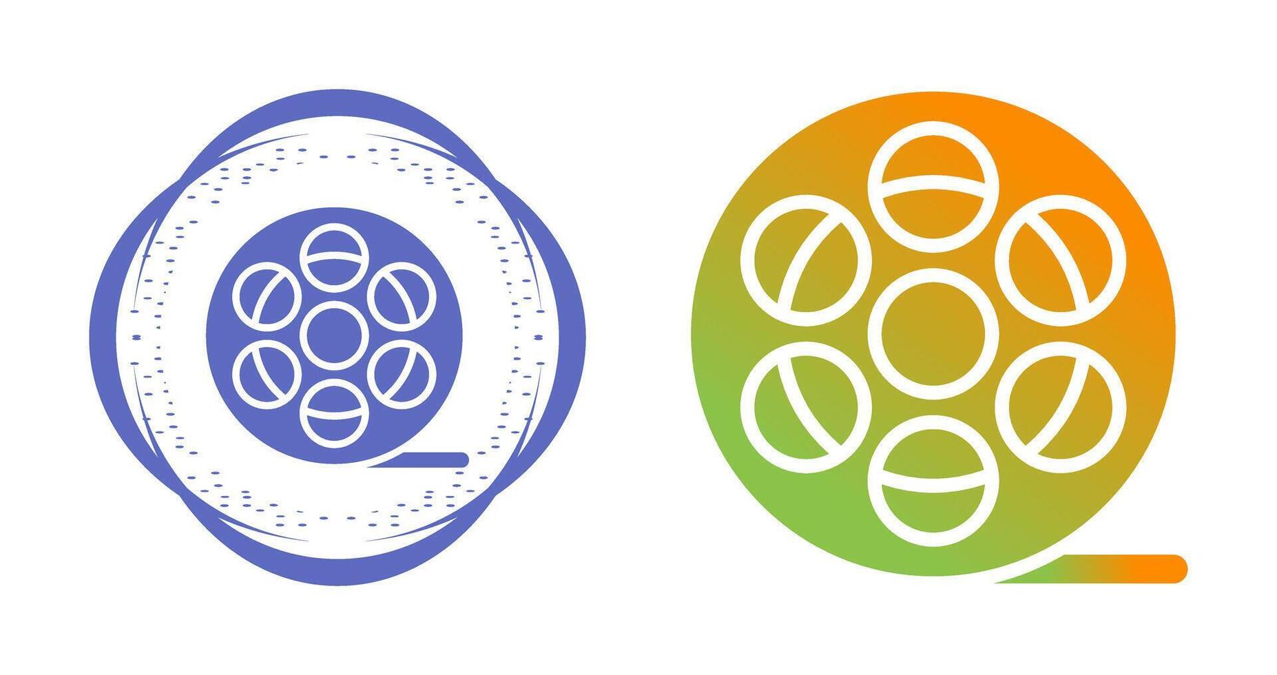 Film Reel Vector Icon