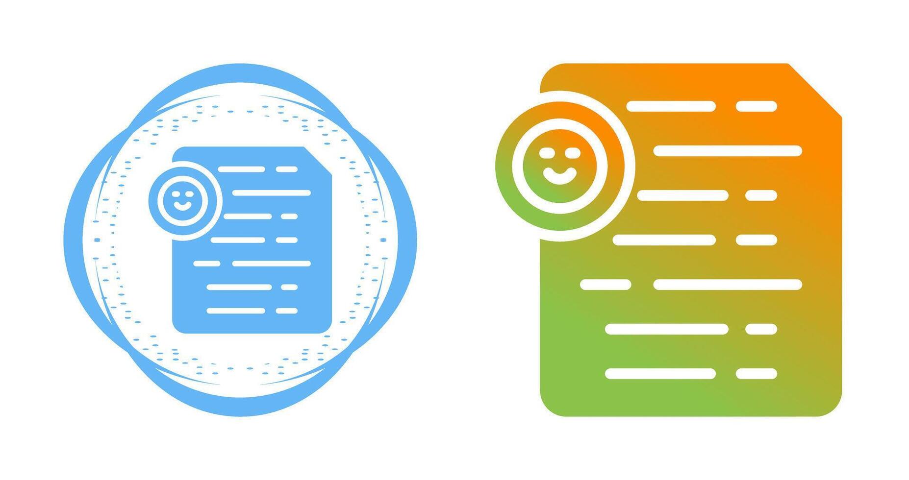 Document Insert Emoji Vector Icon