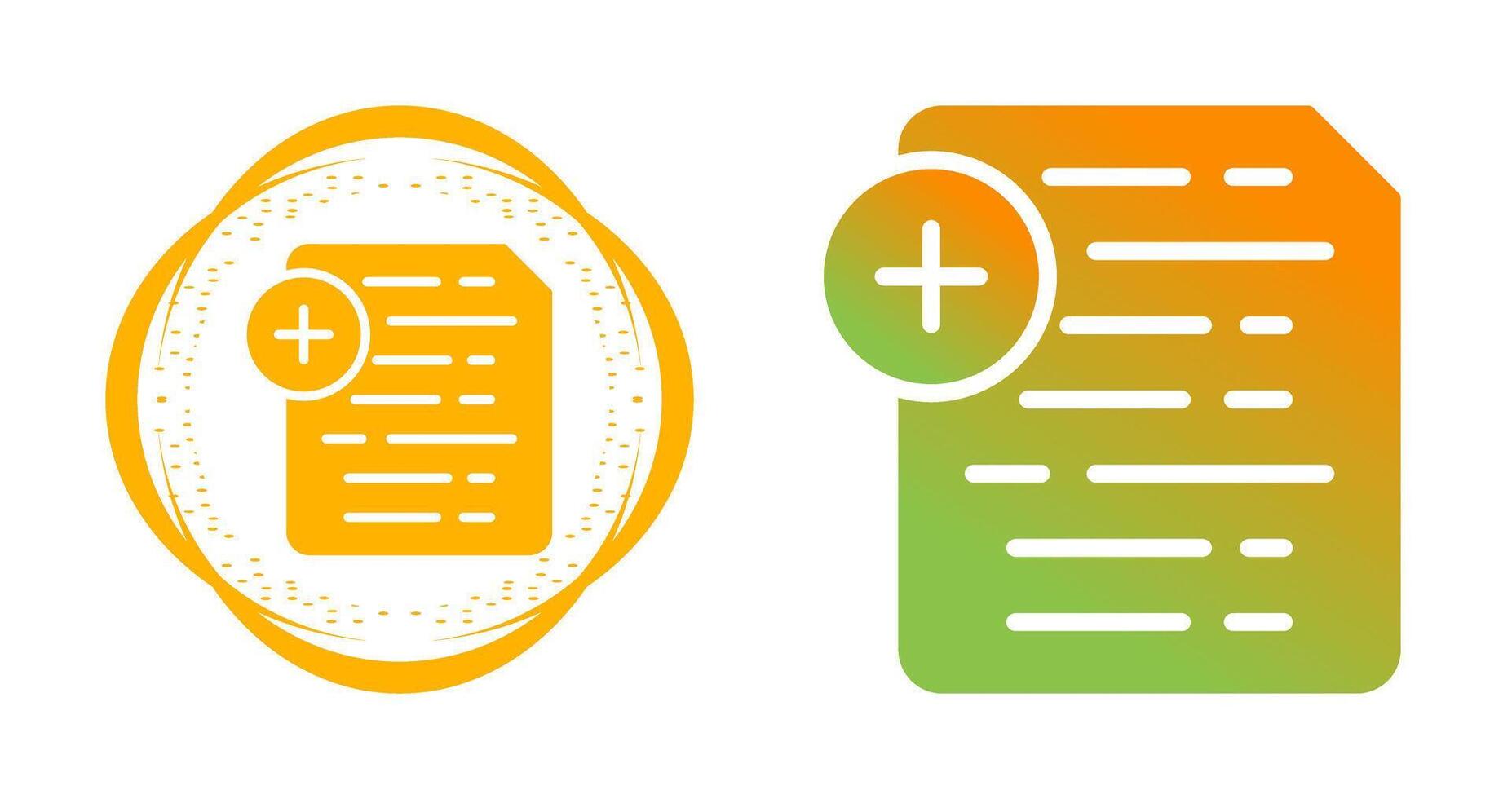 Document Insert Icon Vector Icon