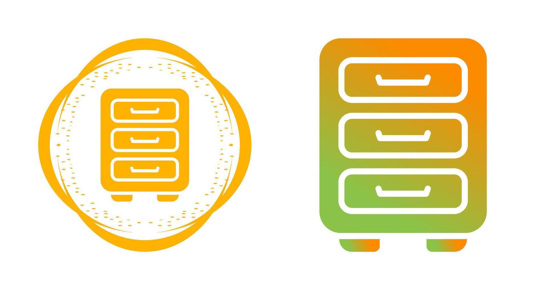 File cabinet Vector Icon