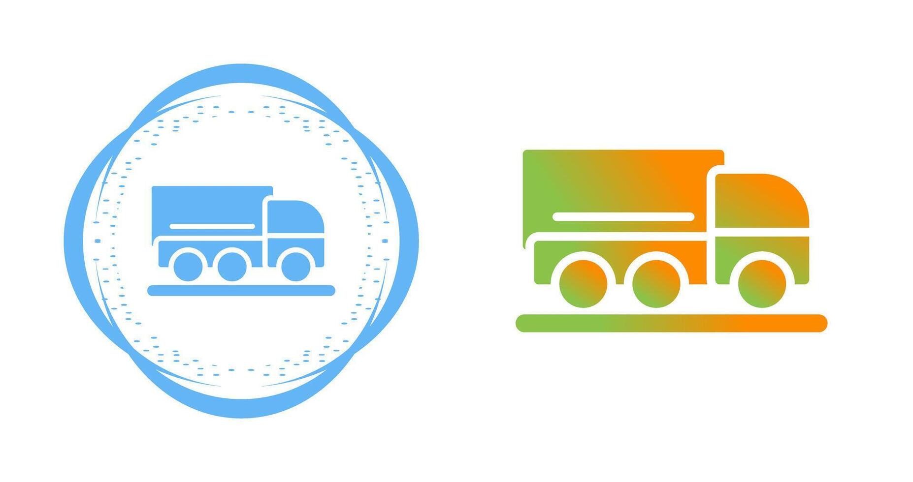 Cargo Truck Vector Icon