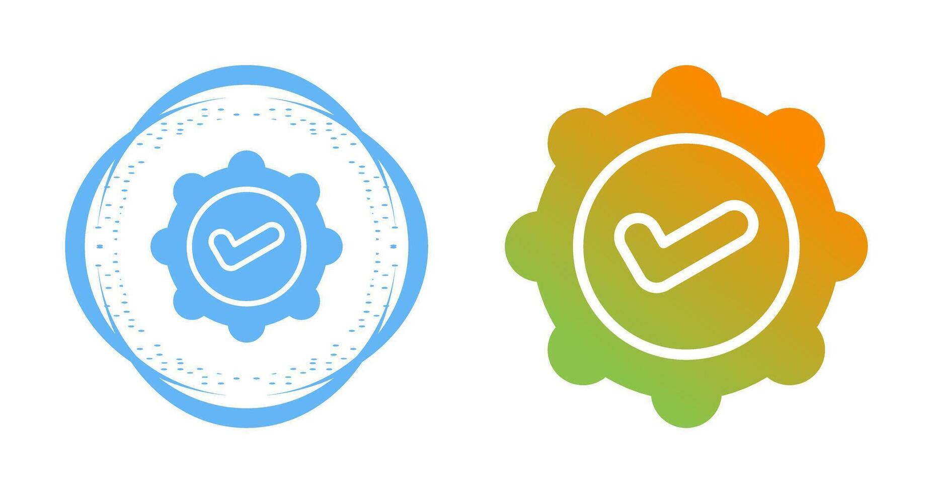 Badge Check Vector Icon