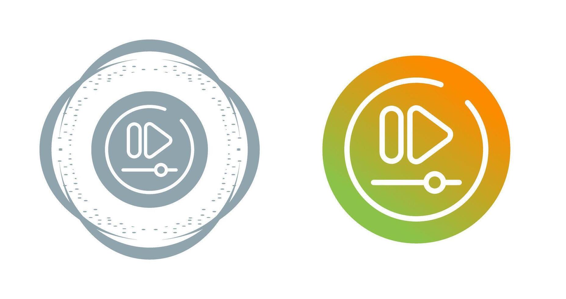 Video Fast Forward Vector Circle