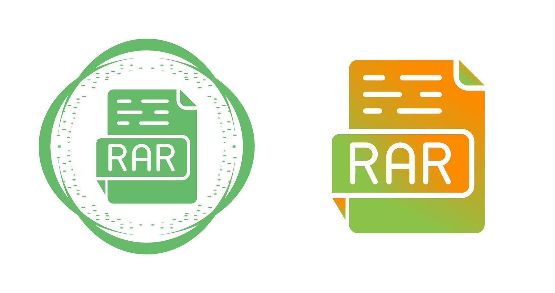 RAR Vector Icon