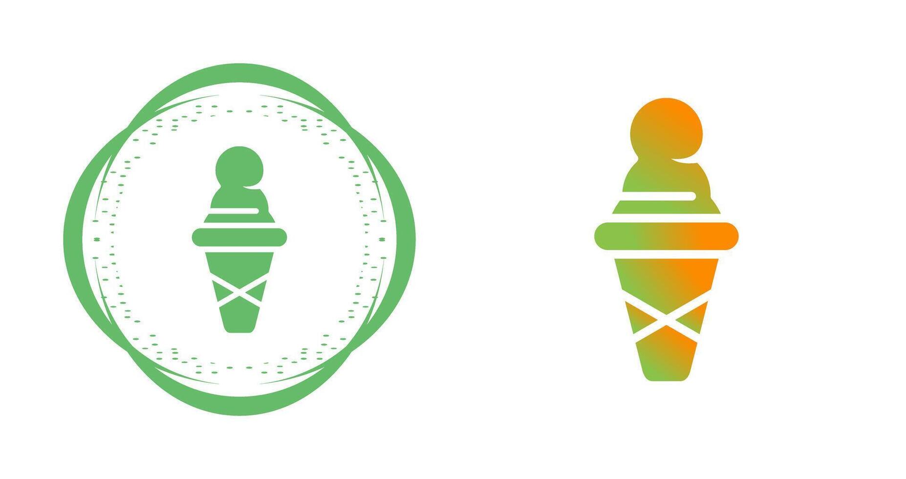 icono de vector de helado