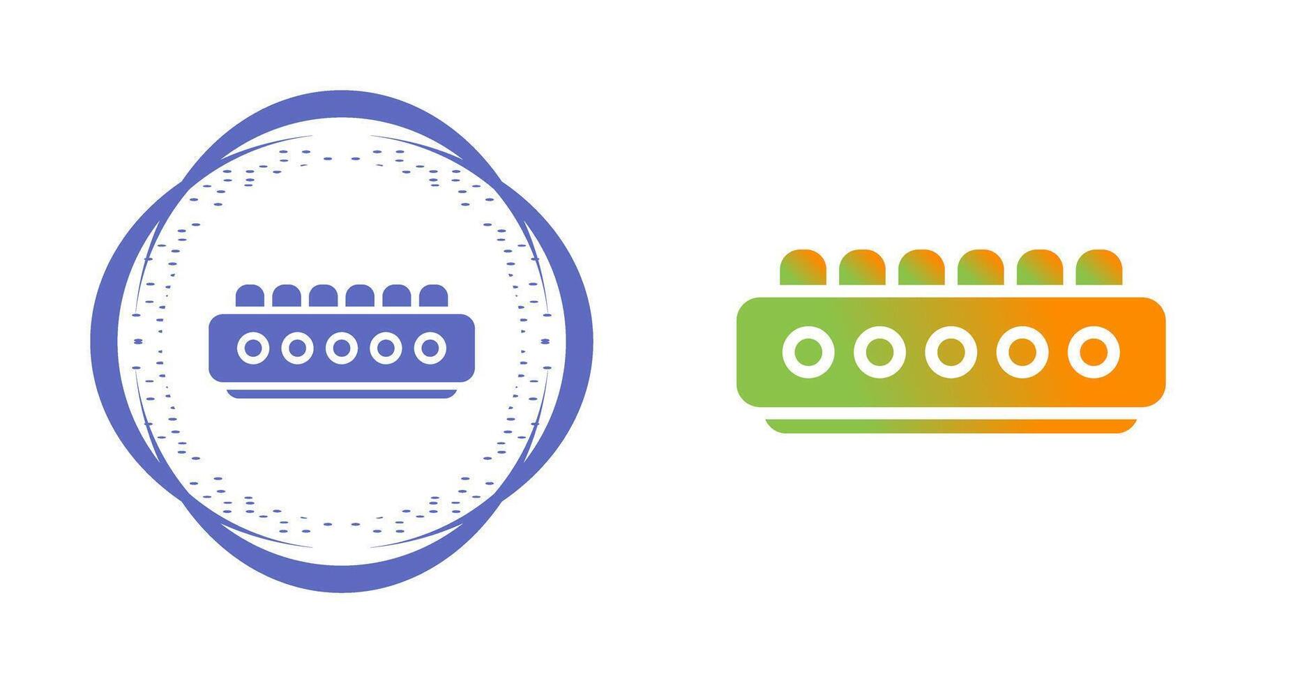 Cable Termination Block Vector Icon