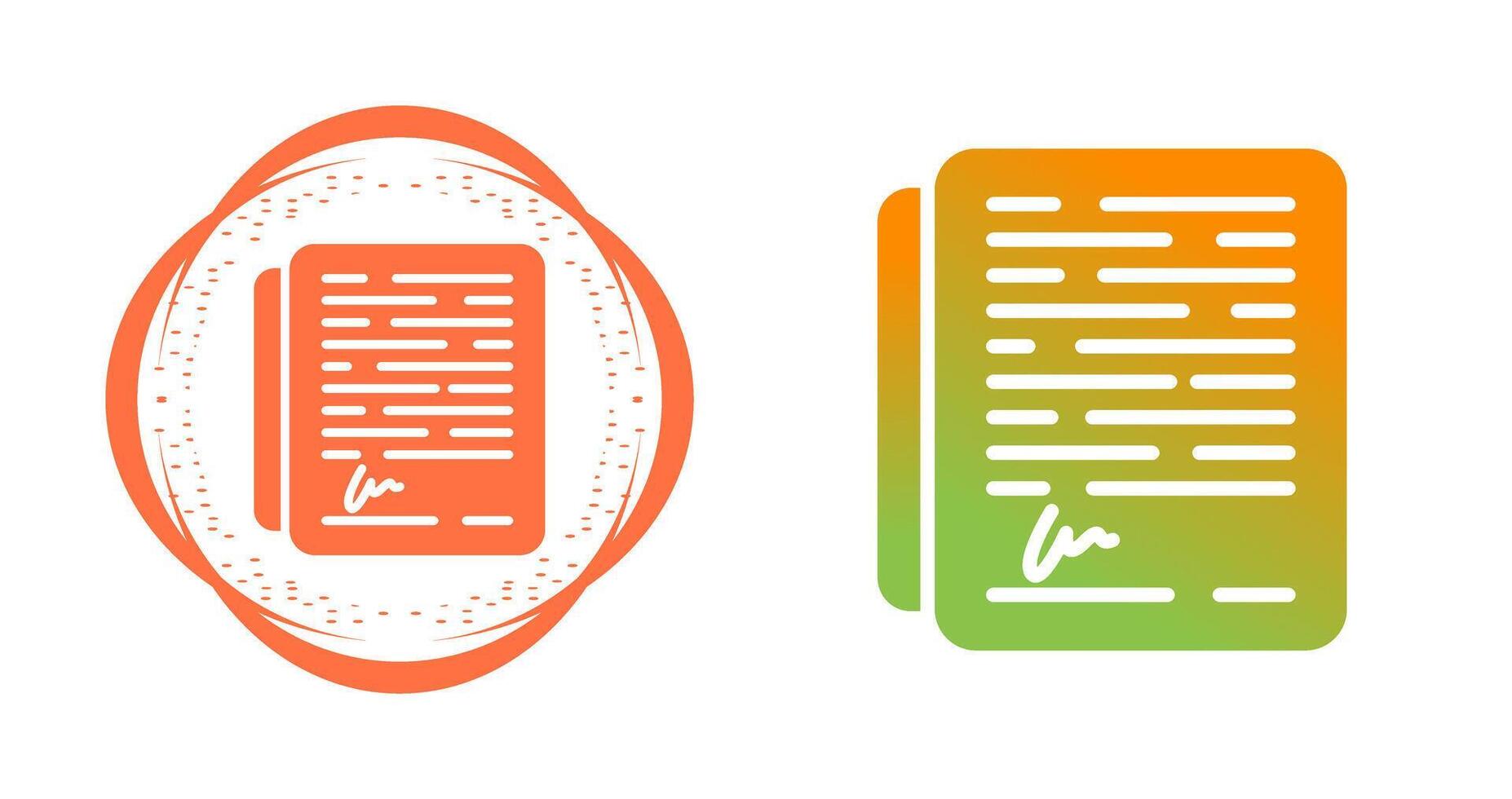 Signature Vector Icon