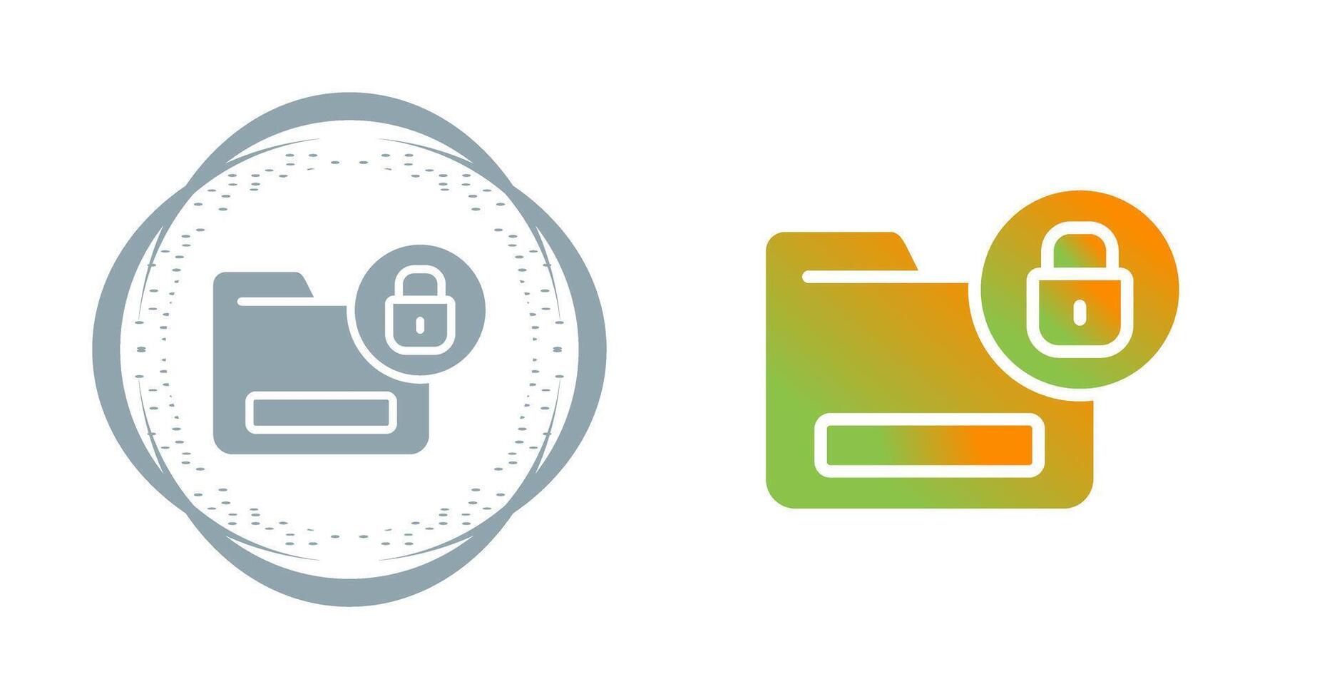 Document Security Vector Icon