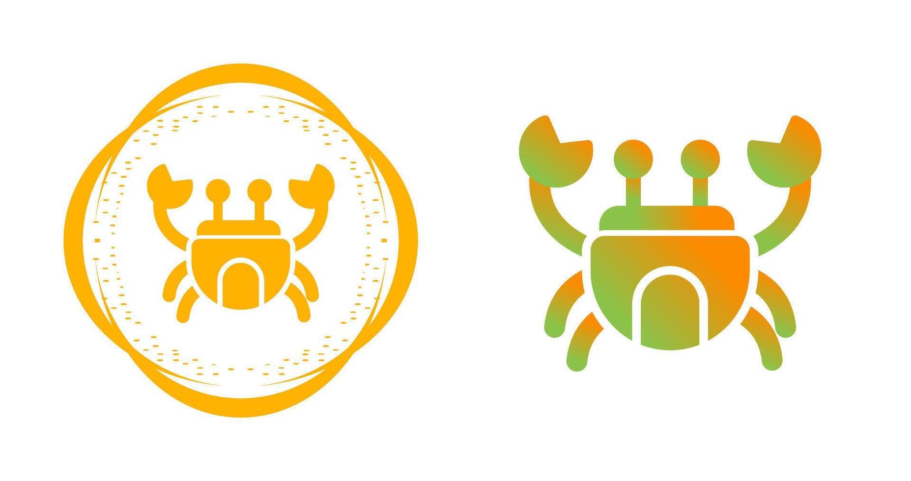 Crab Vector Icon