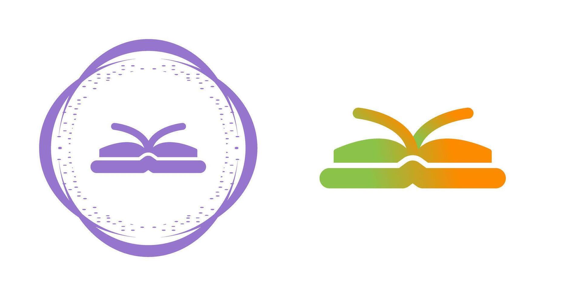 Open Book Vector Icon