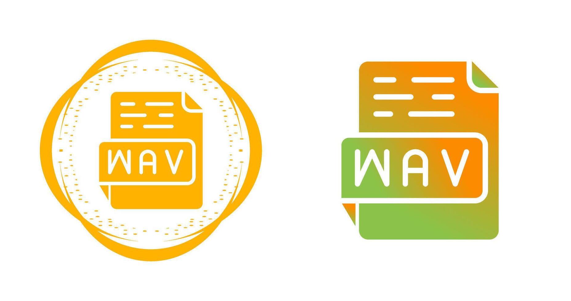 WAV Vector Icon