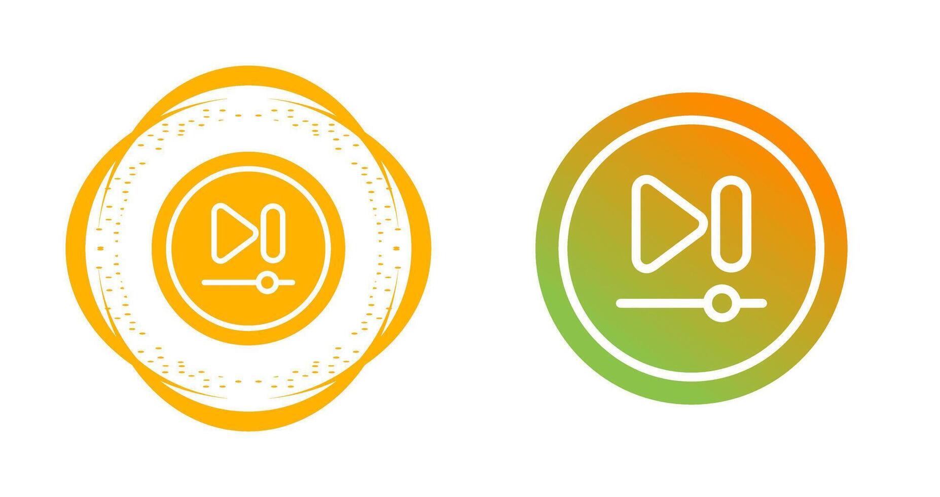 Video Next Track Button Vector Icon