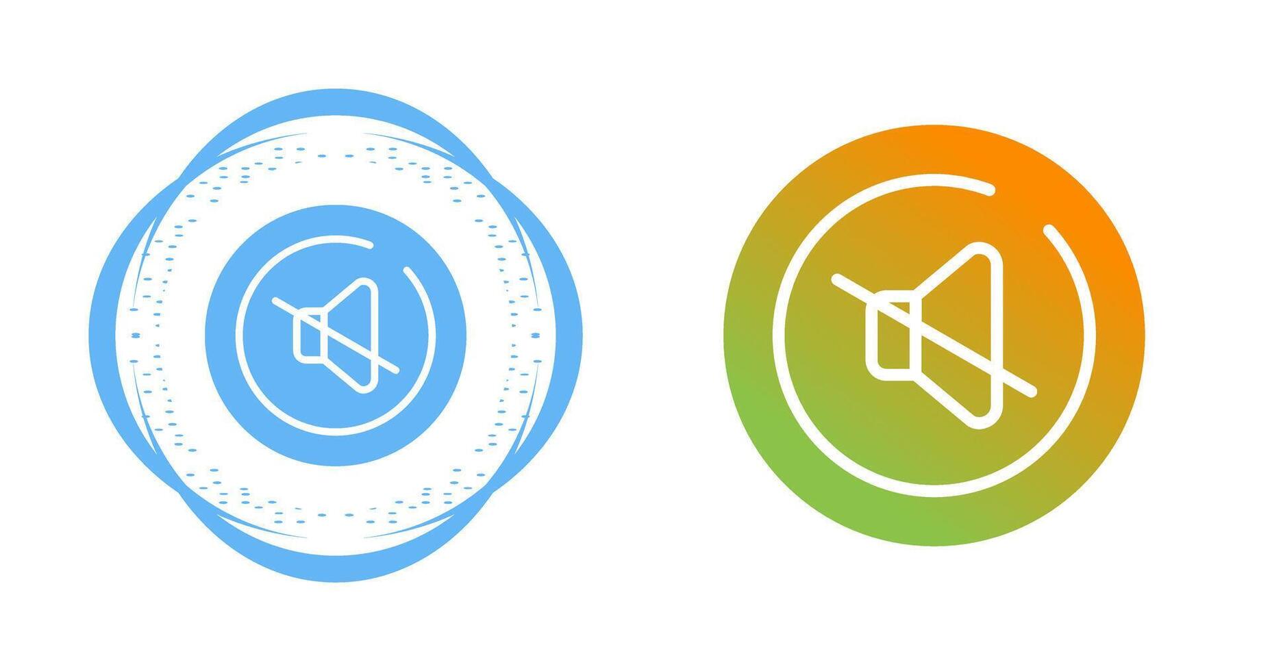 Volume Off Circle Vector Icon