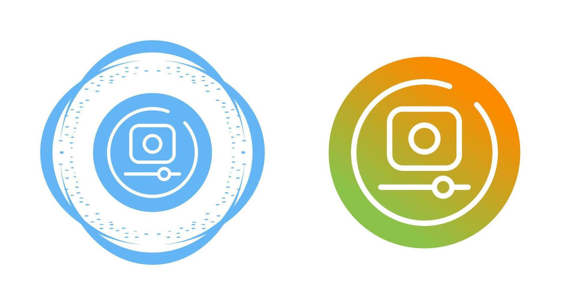 Video Record Circle Vector Icon