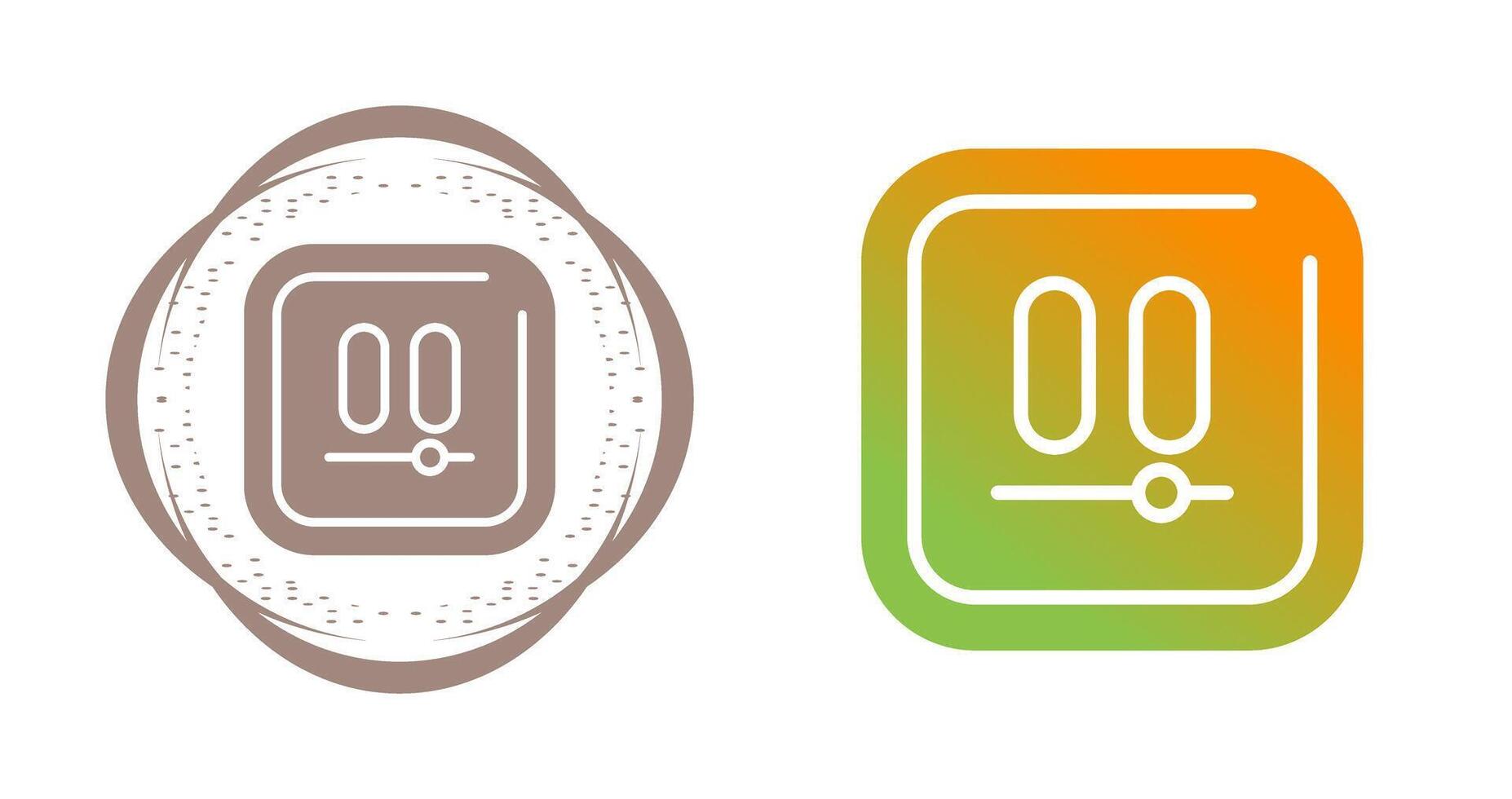 Video Pause Square Vector Icon