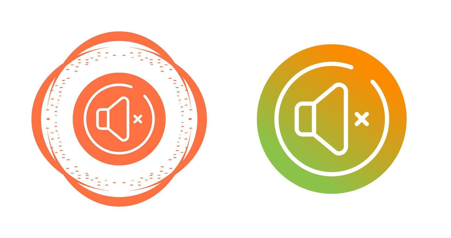 Mute Circle Vector Icon