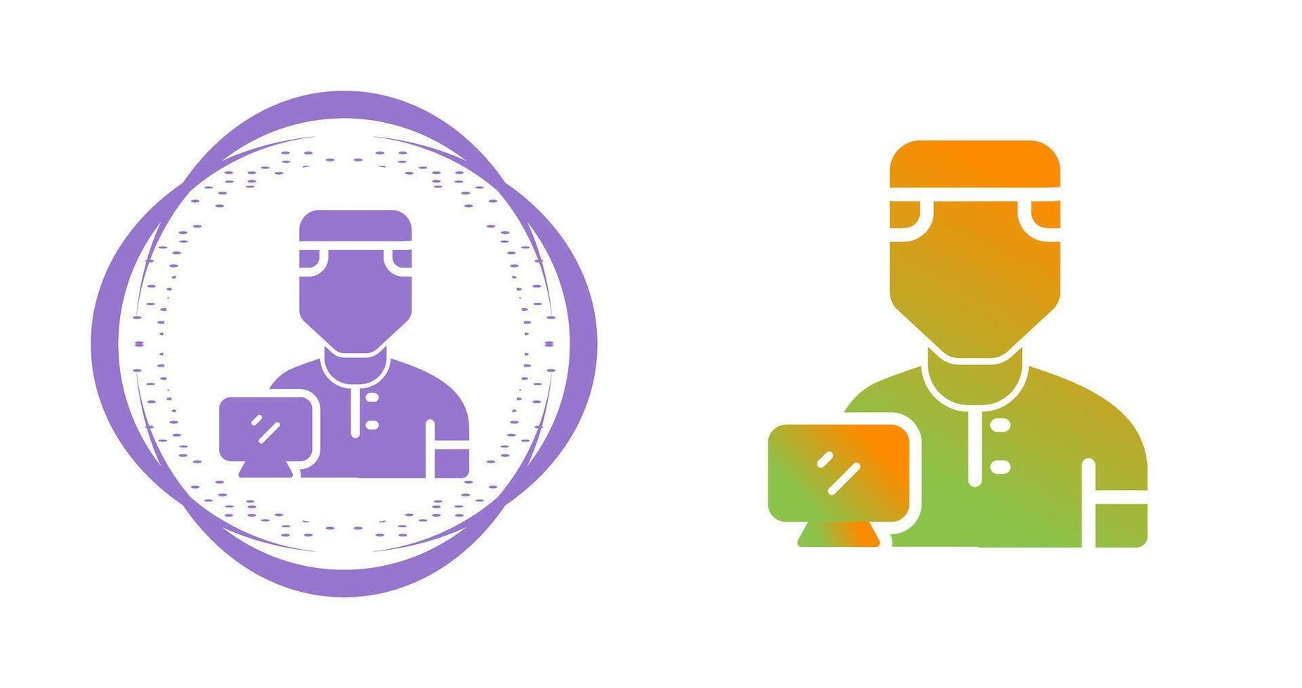 Working Man Vector Icon