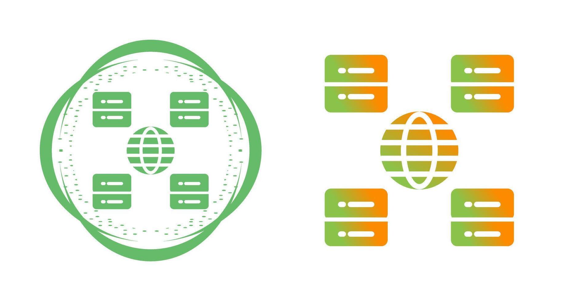 Content Delivery Network Vector Icon