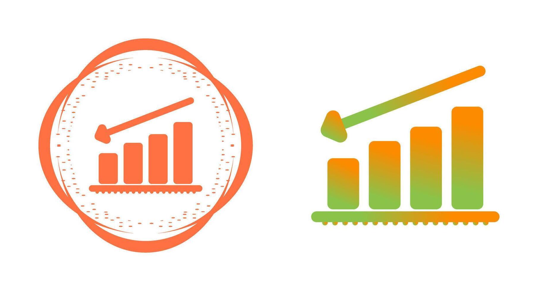 Chart Decreasing Vector Icon