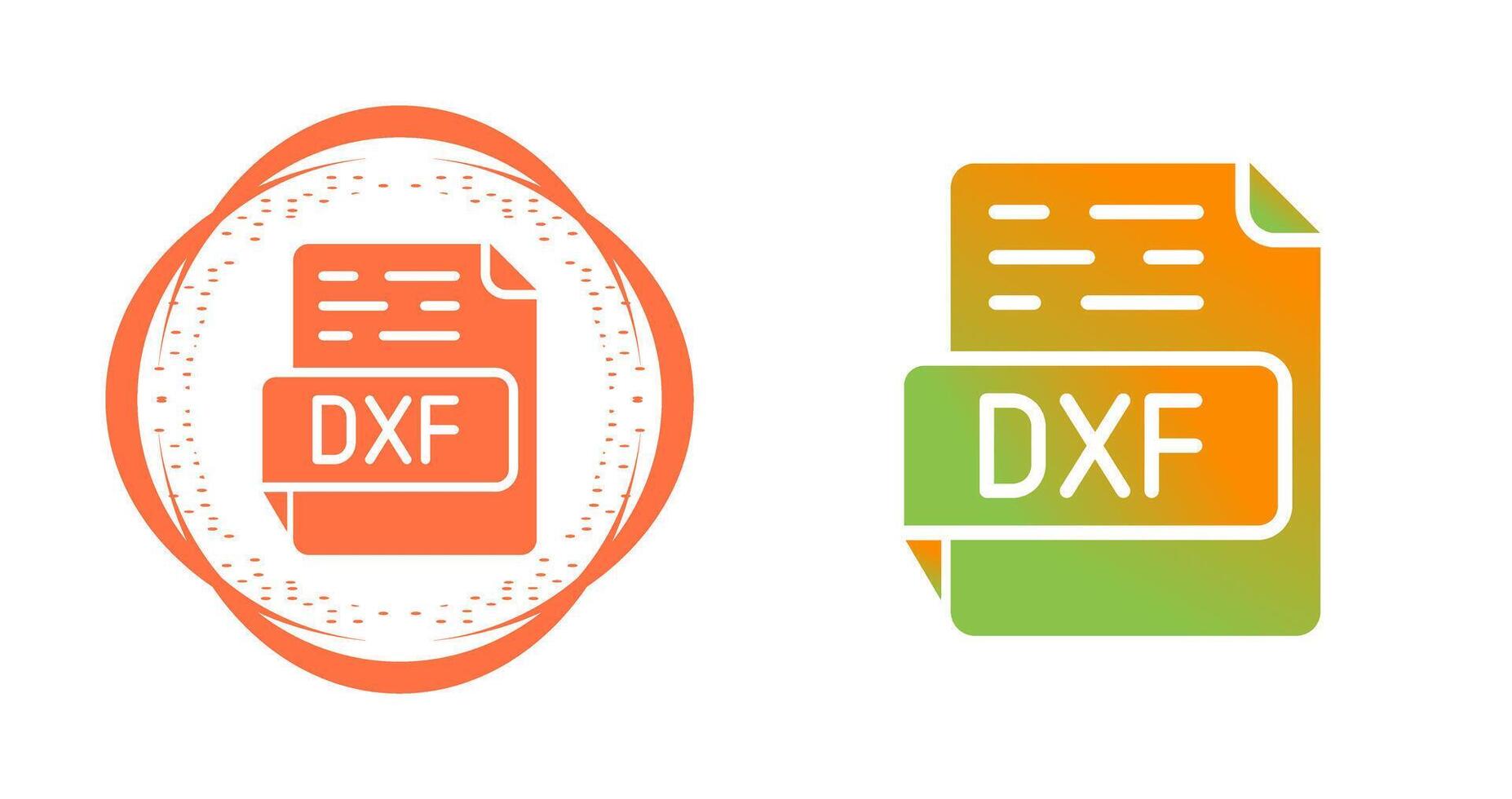 DXF Vector Icon