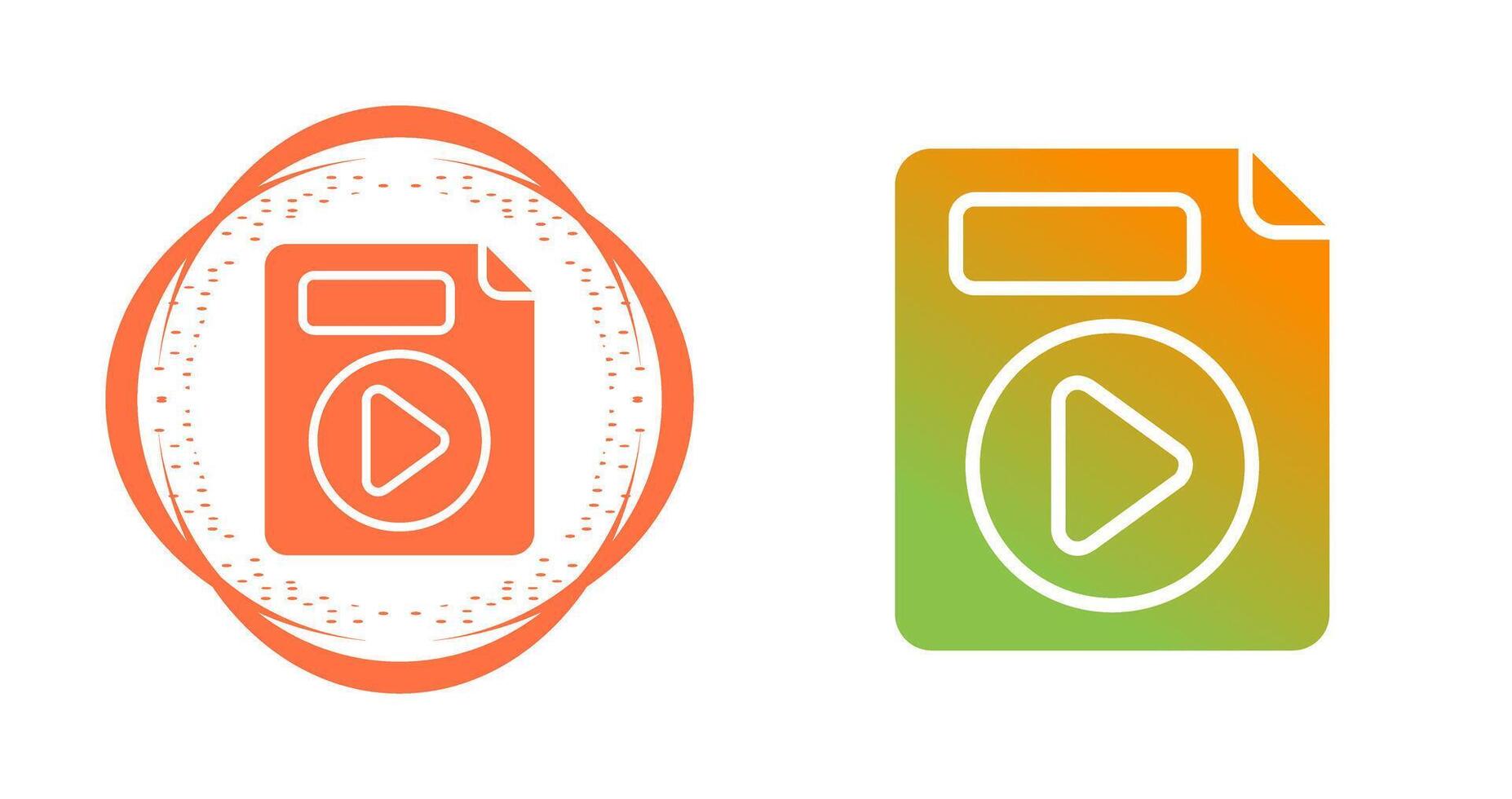 Video File Vector Icon