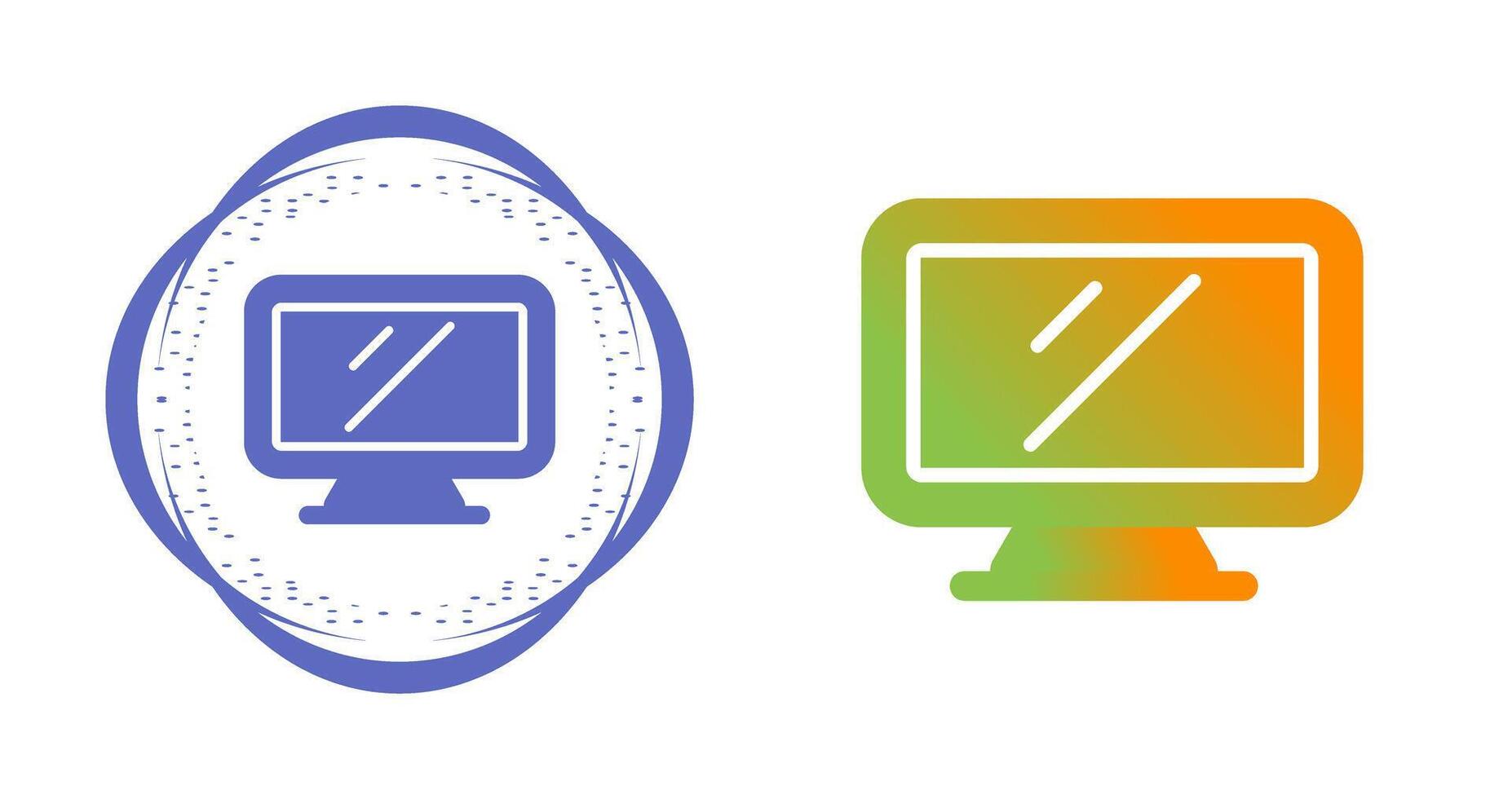 Computer Vector Icon