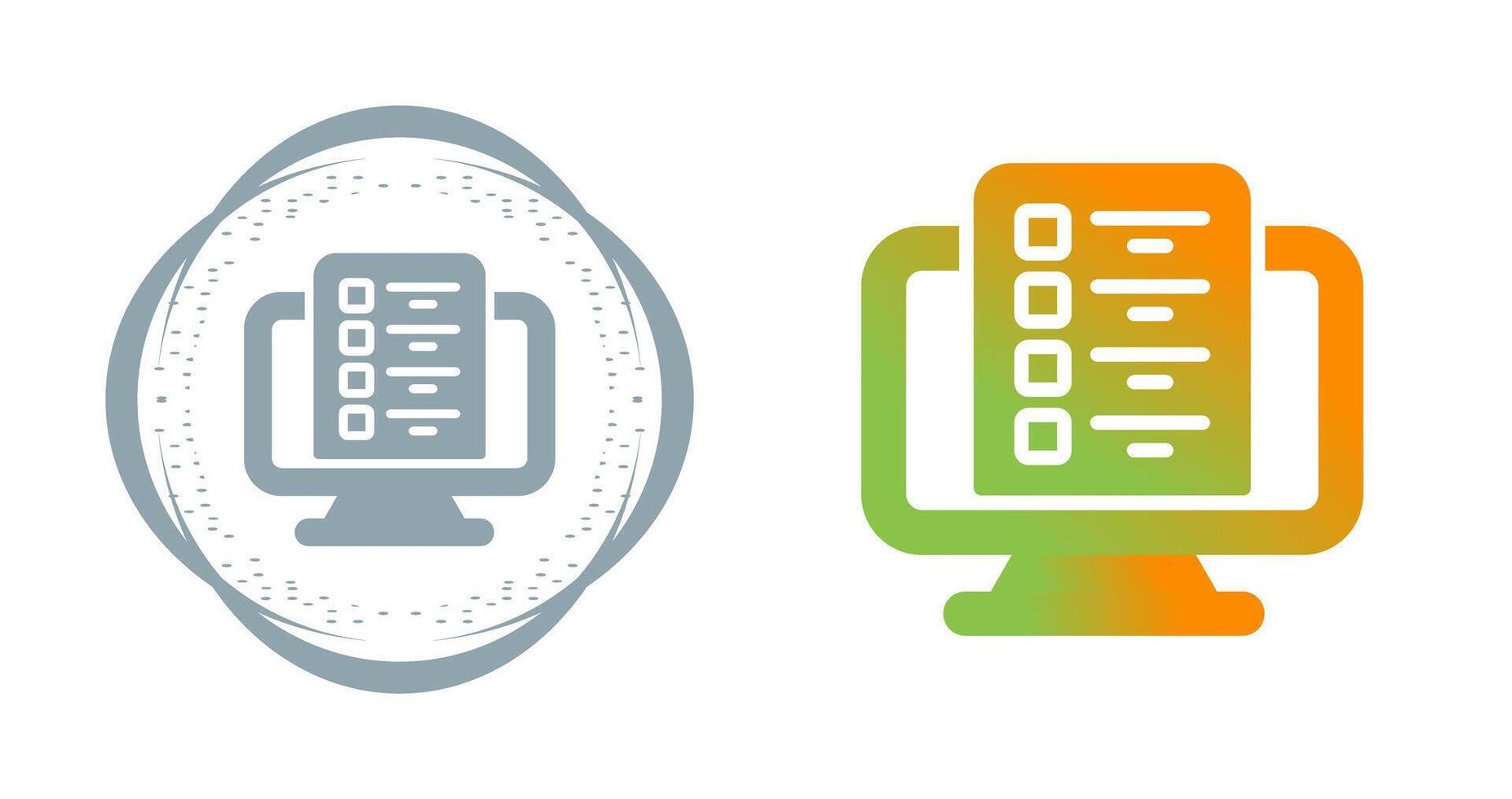 Computer Vector Icon
