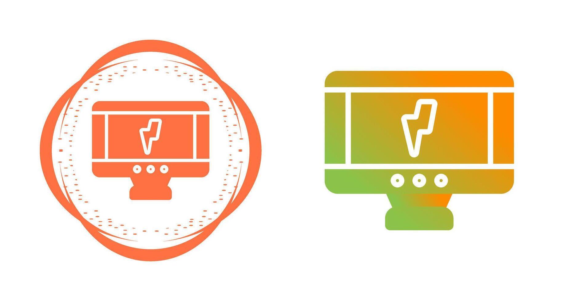 Thunderbolt Vector Icon