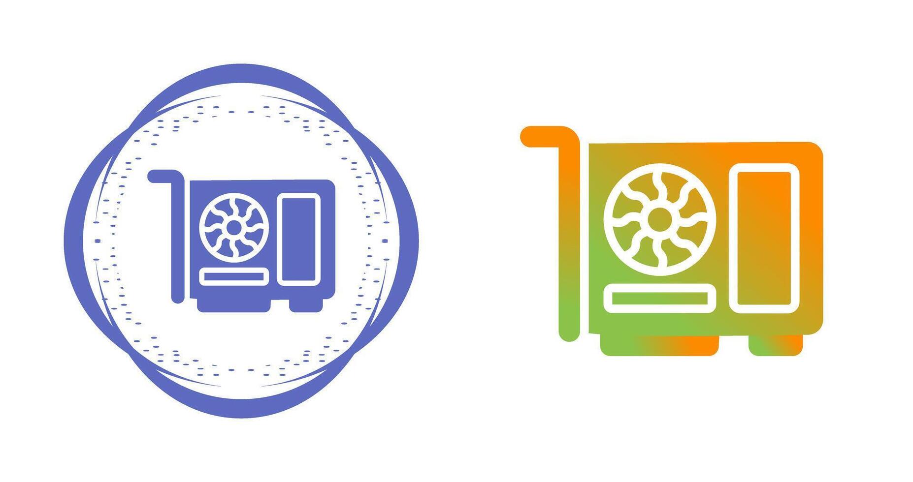 Graphic Card Vector Icon