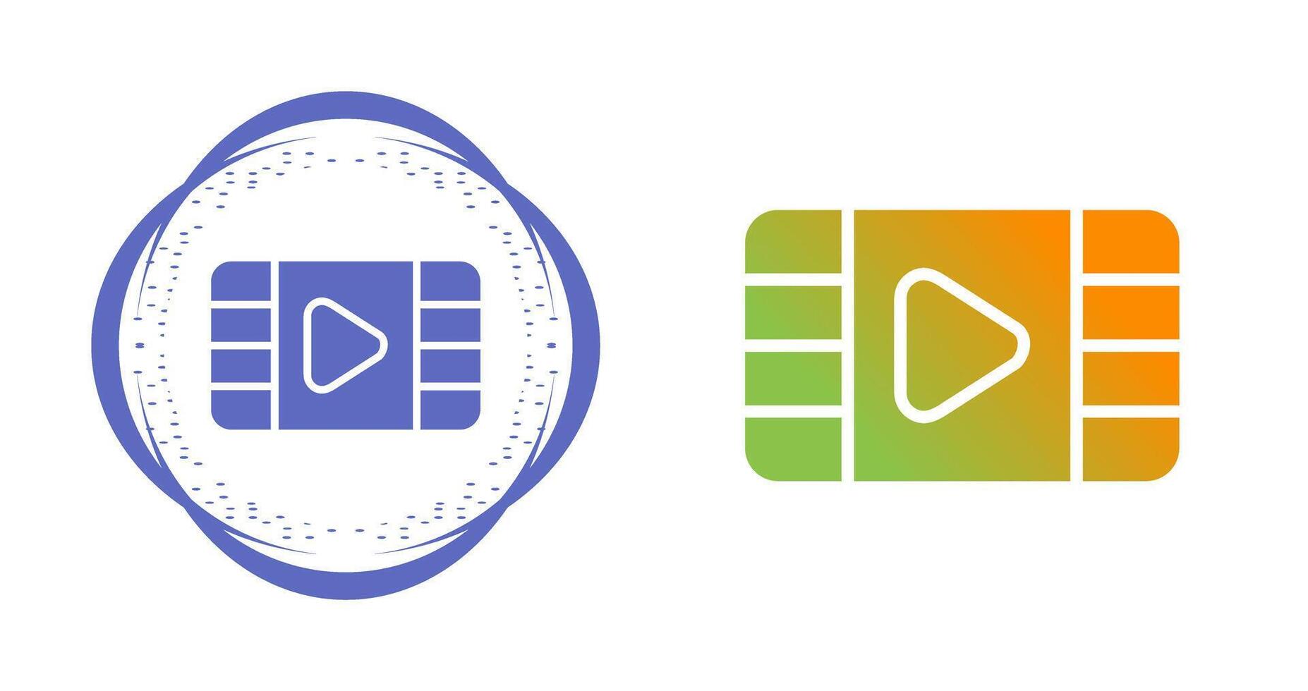 Multimedia Player Vector Icon