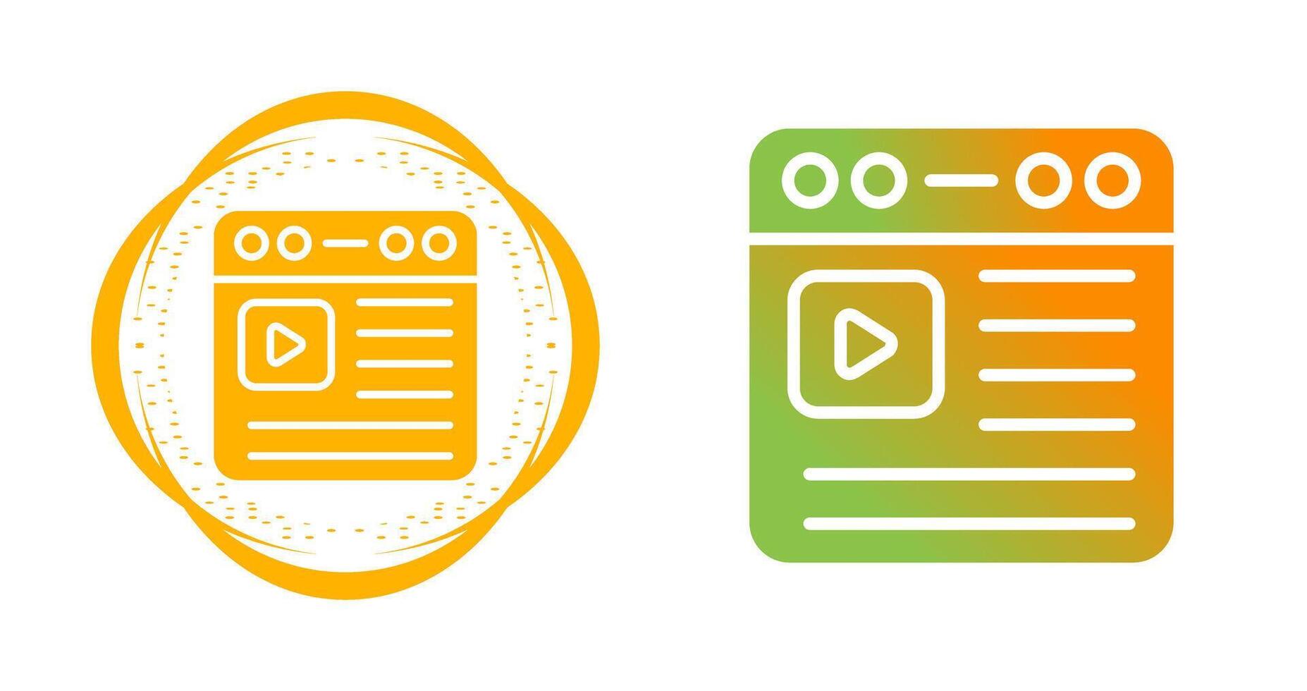 Video Vector Icon