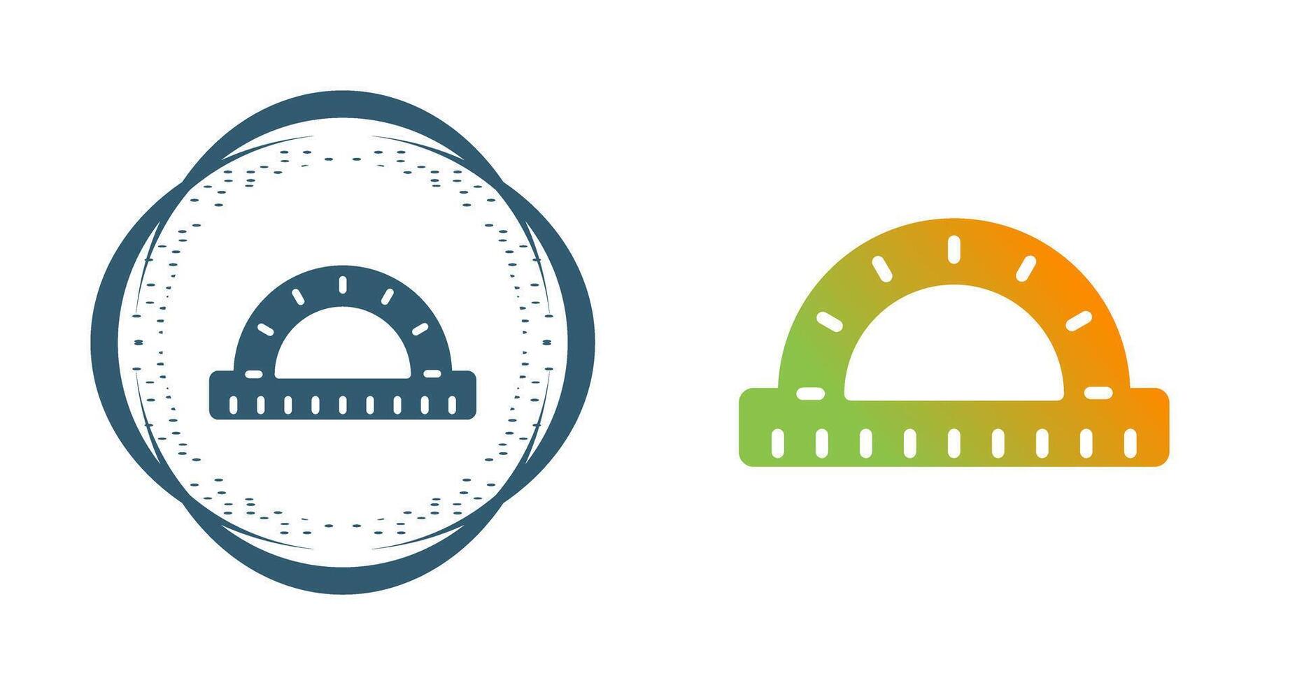 Protractor Vector Icon