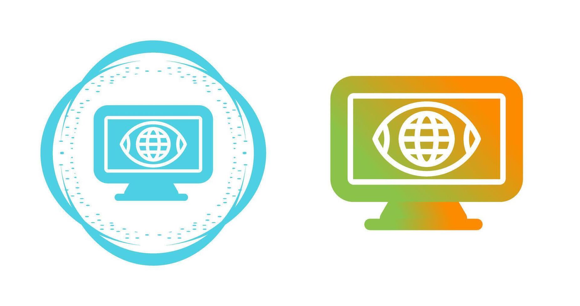 Computer Vector Icon