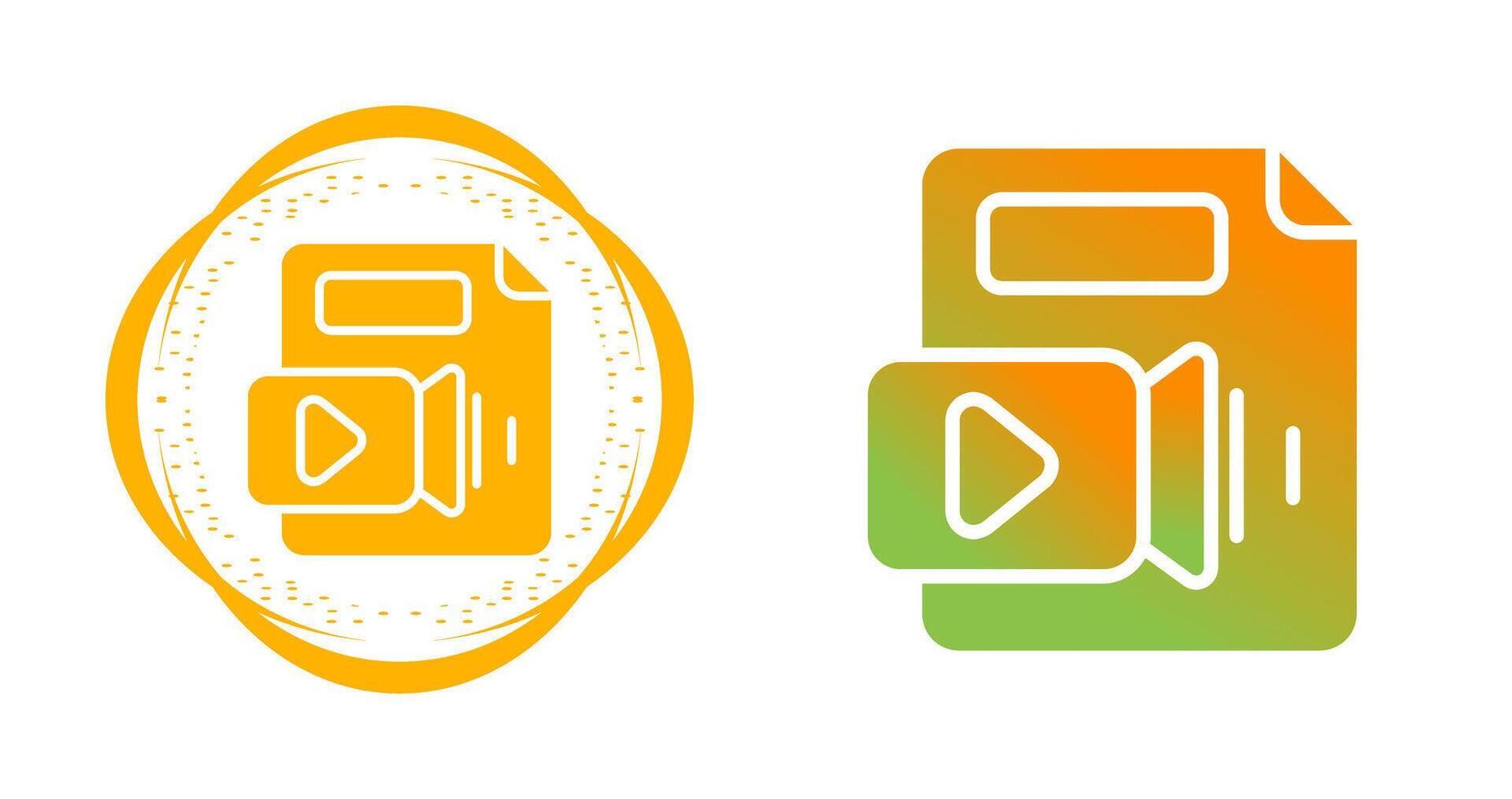 Video File Vector Icon