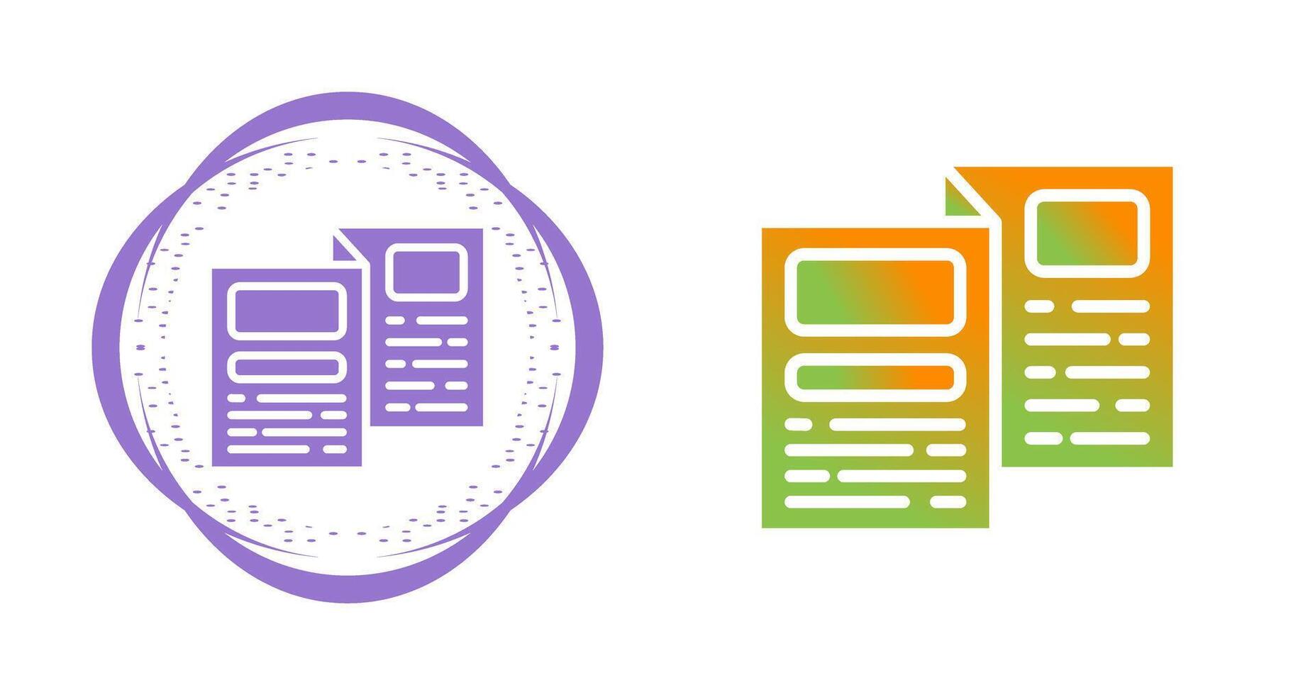 Brochure Vector Icon