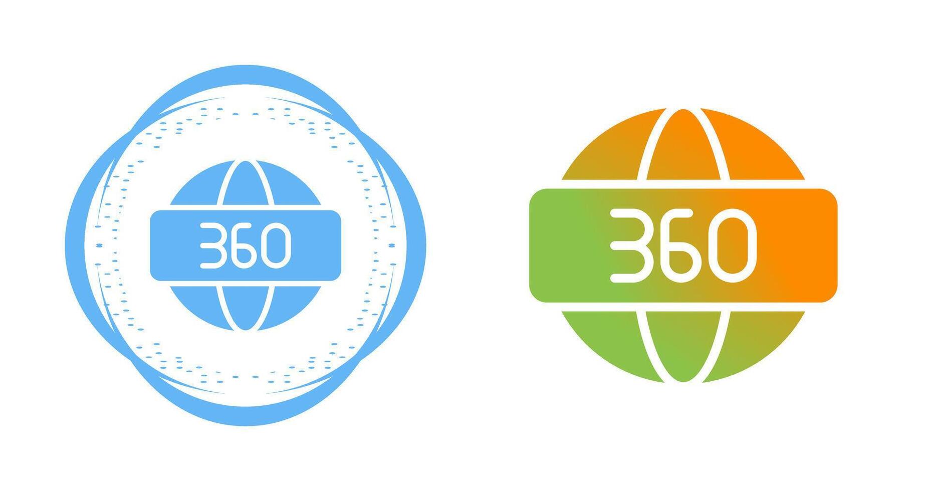 360 Degrees Vector Icon